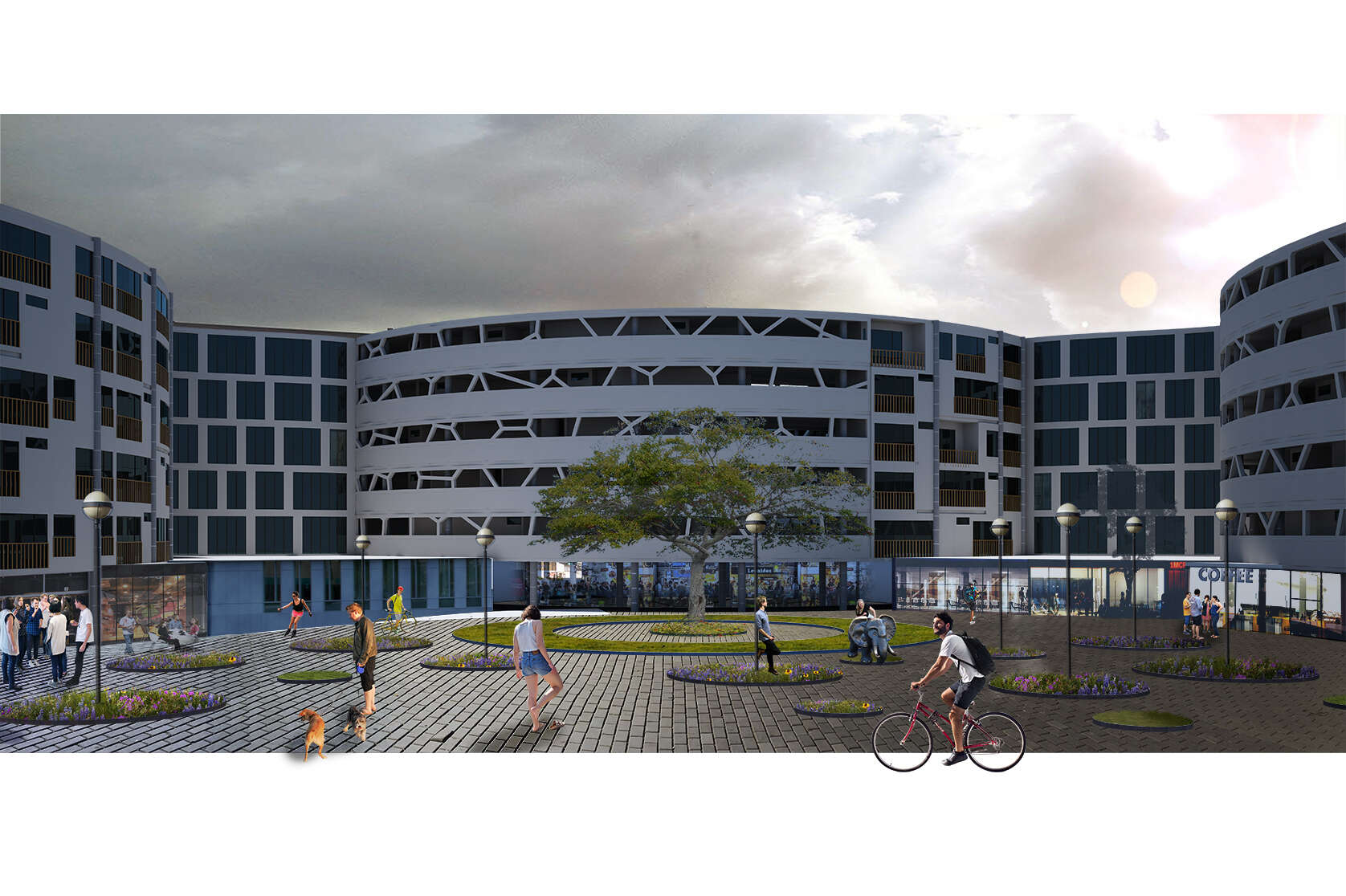 Plaza Render