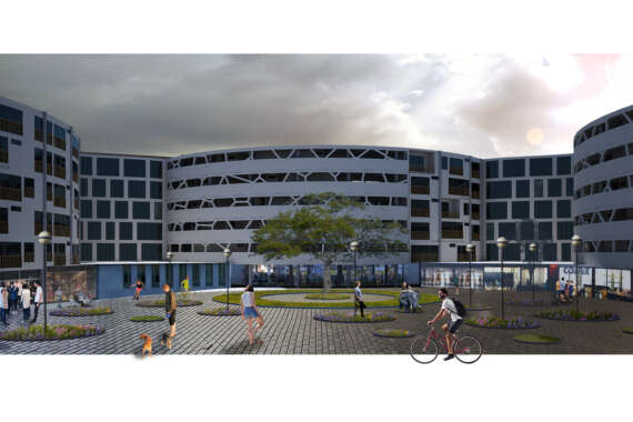 Plaza Render