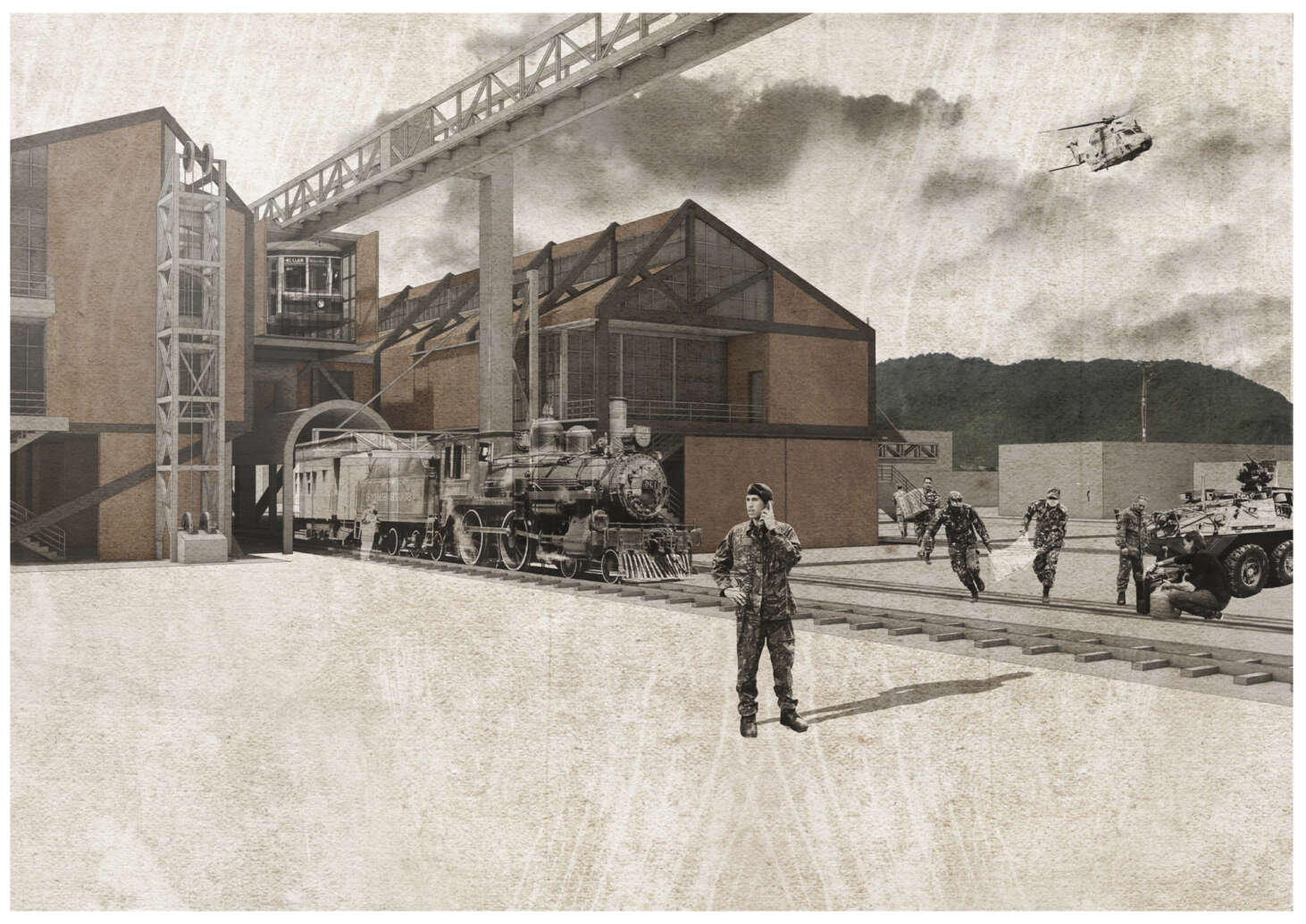 Train Render A3