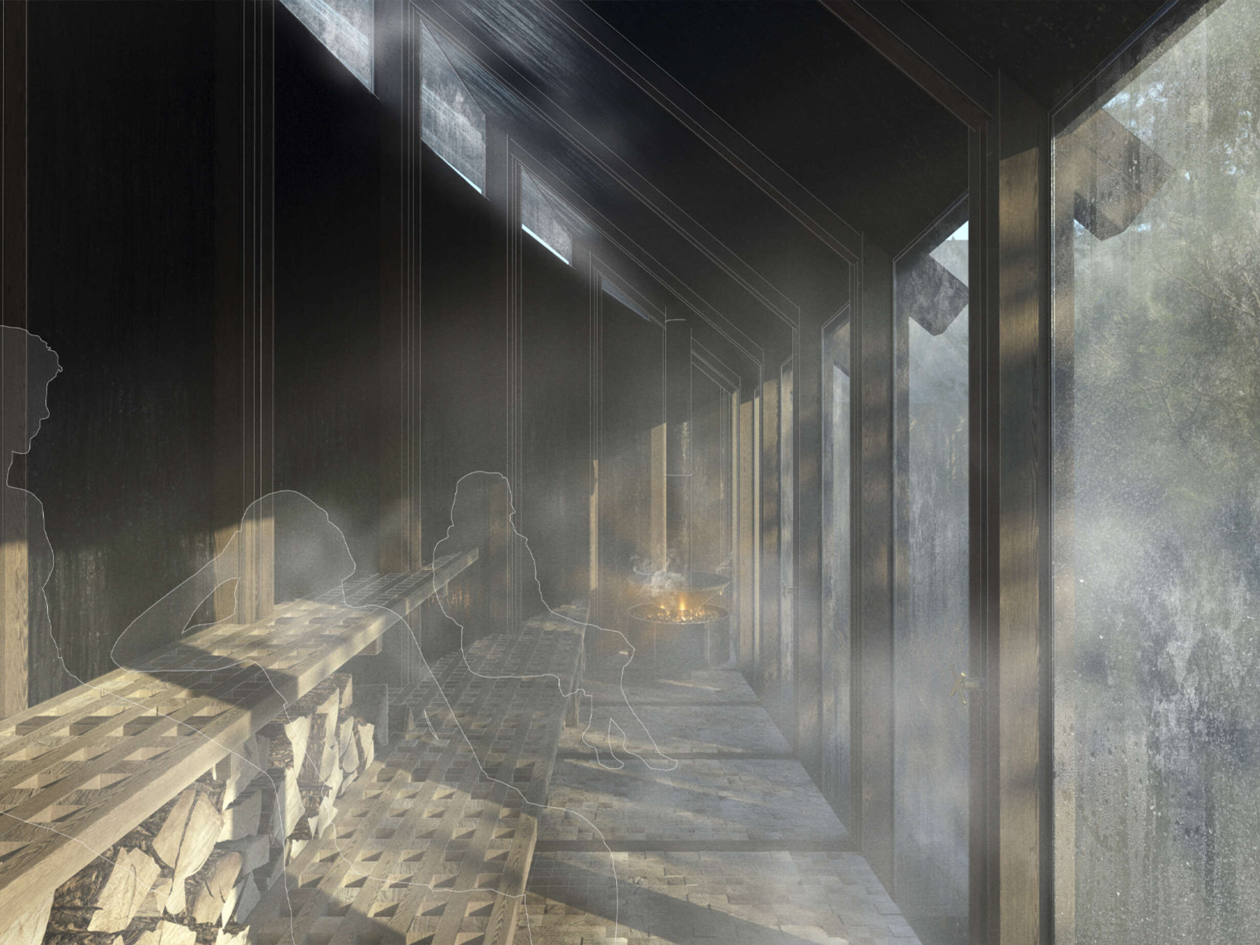 Cleansing Circuit - sauna interior