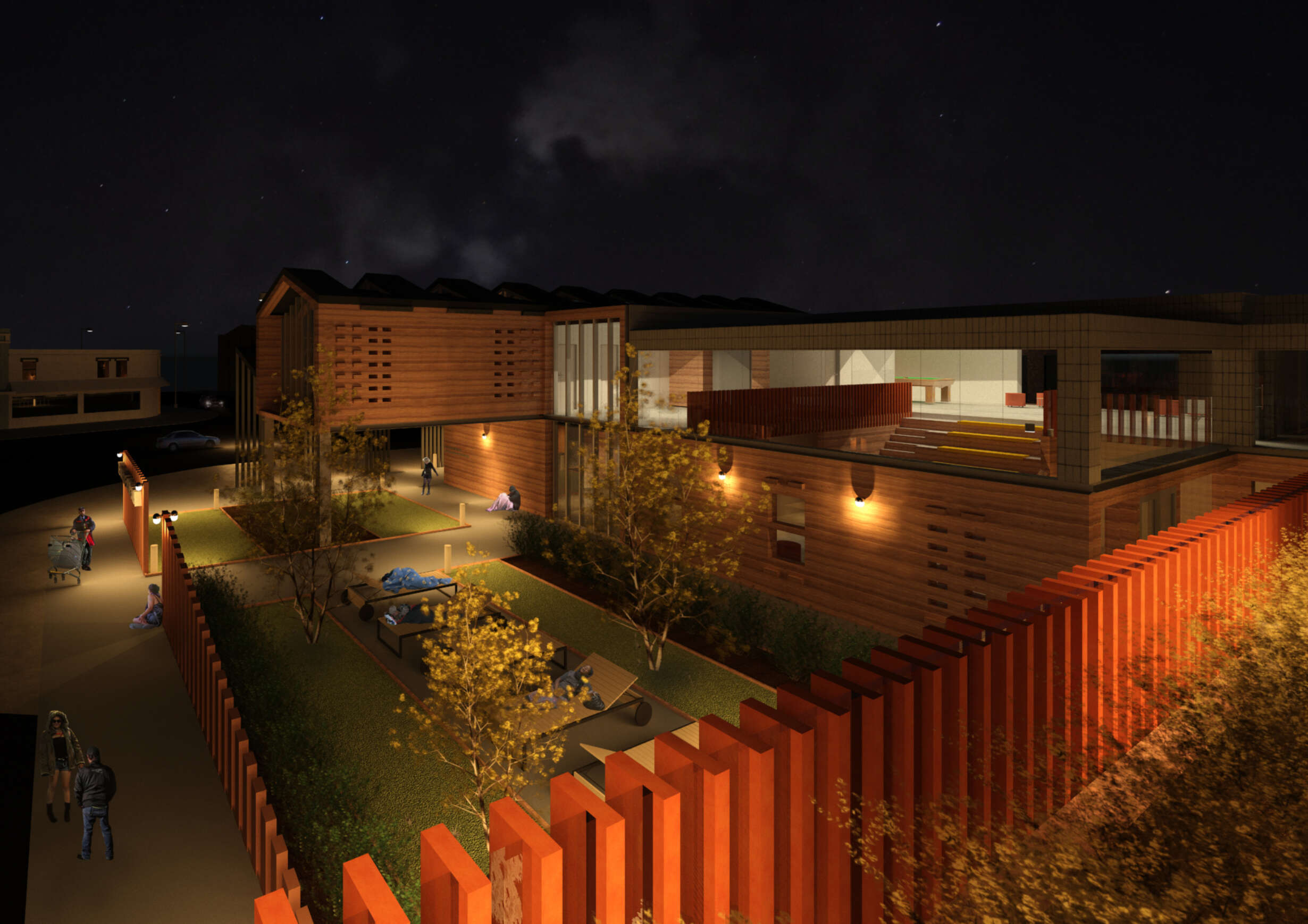 10 Courtyard Night