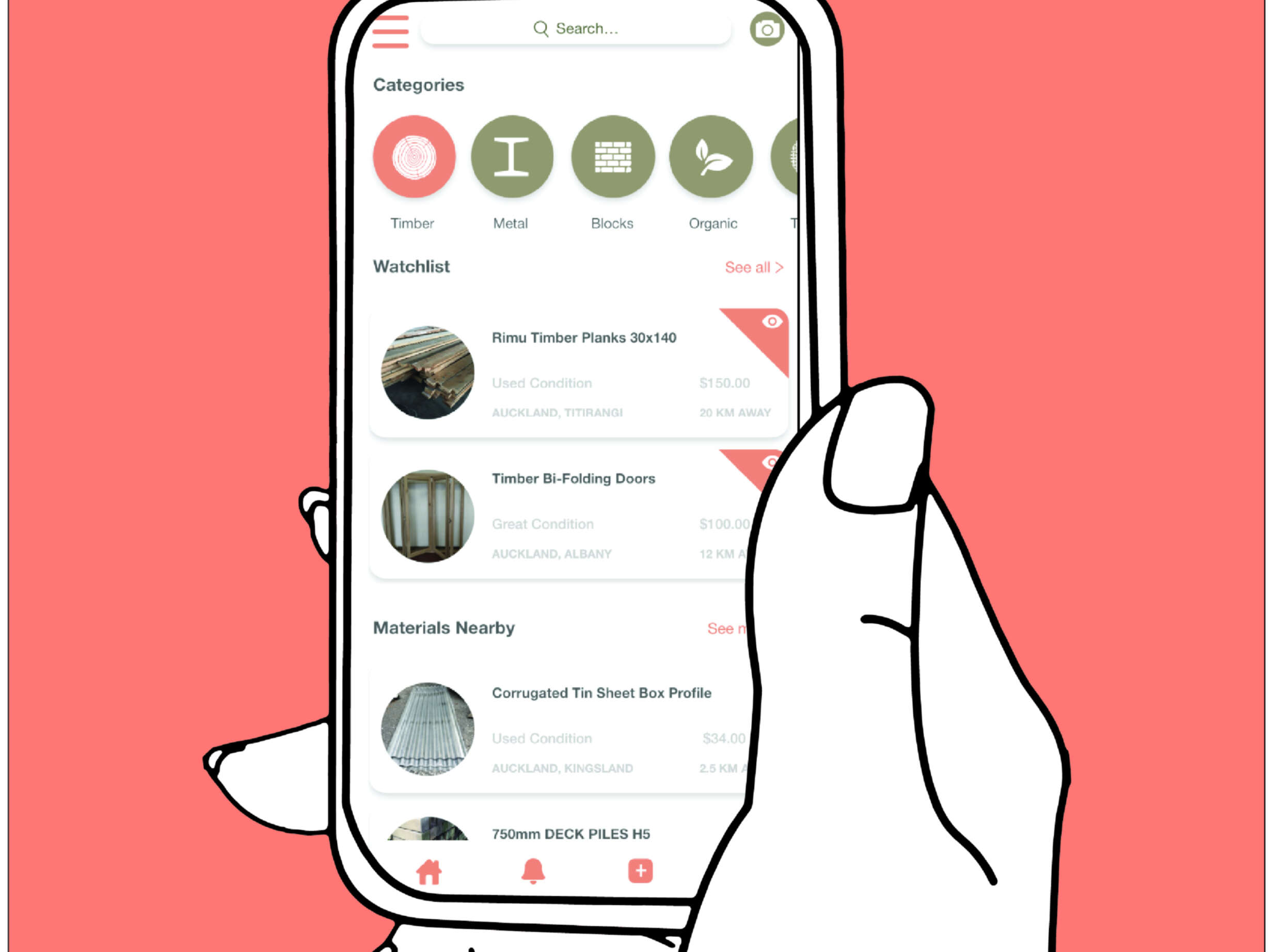 The ReSource application converges the concepts of the circular economy with the shared economy to formalise an online system dedicated to the exchange of construction and demolition waste throughout New Zealand.