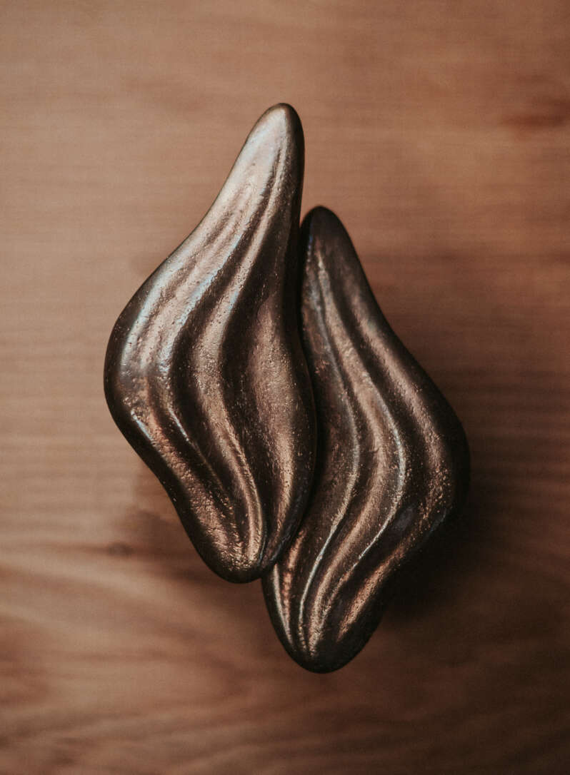 5 Main Door Handles Cast Bronze William King