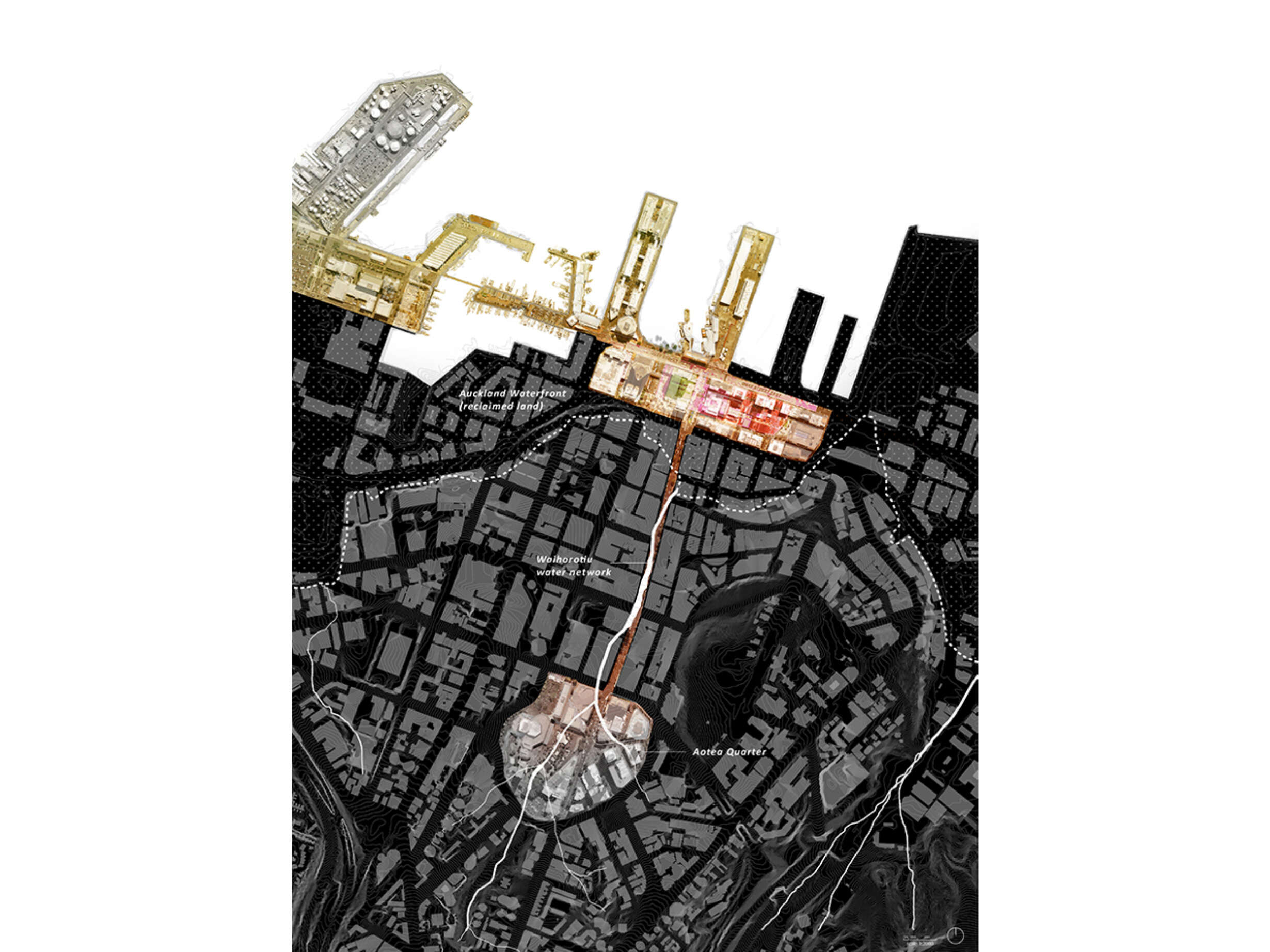 Civic Drainage, map