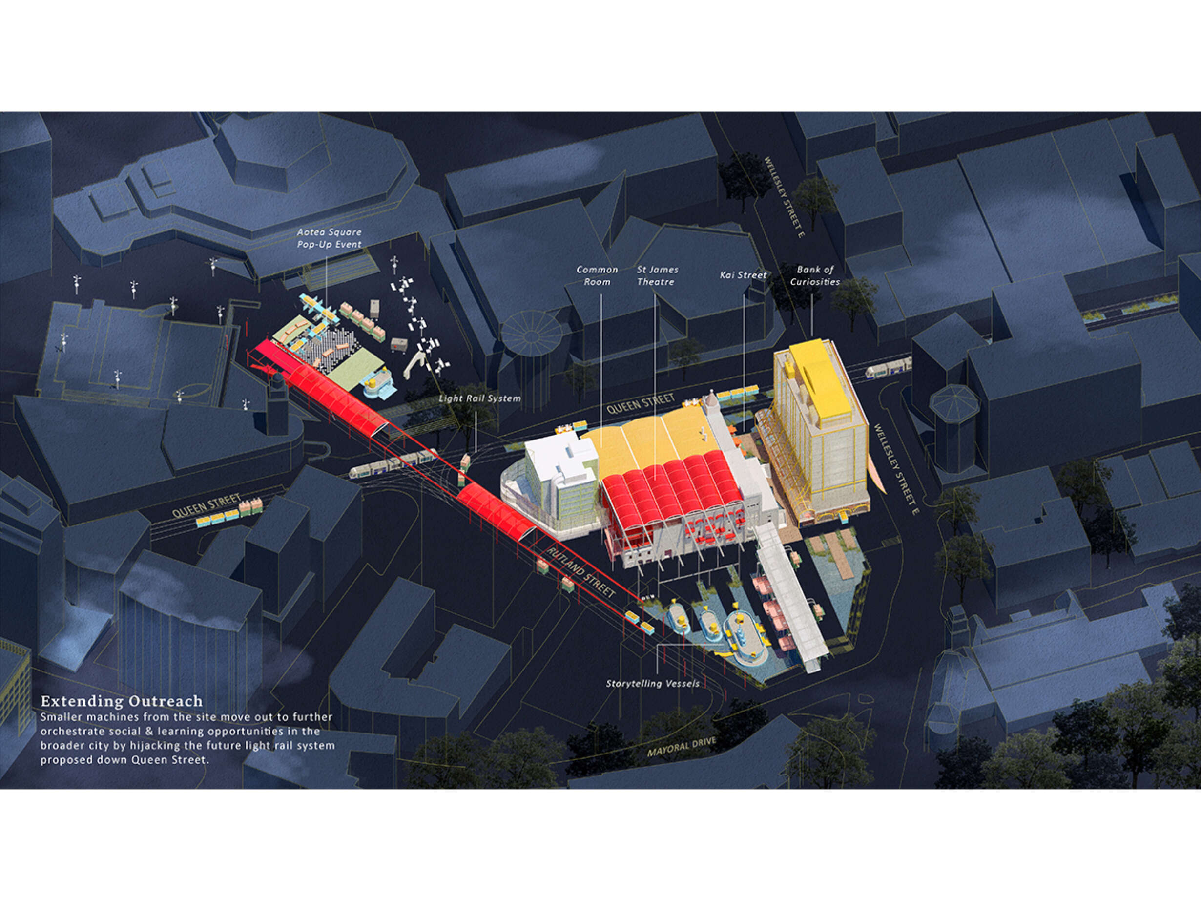 Library-City Axonometric