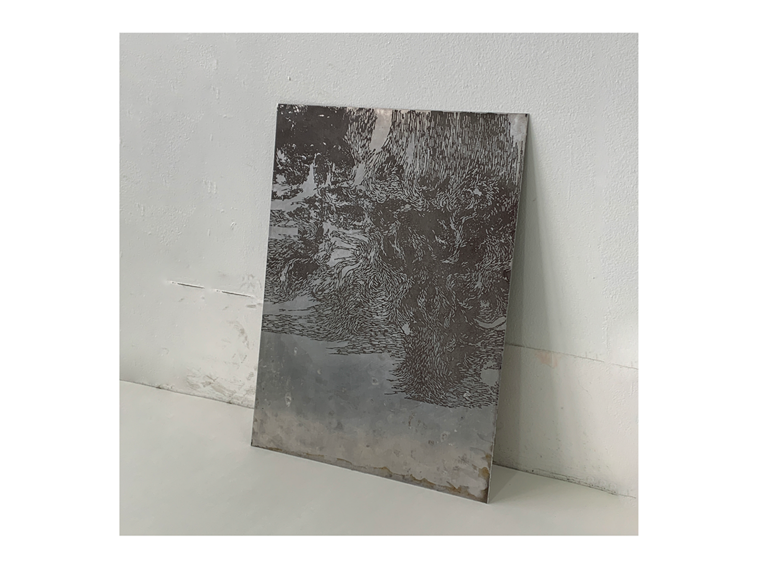 Intaglio plate one, 'Imperceptible shifts of Awaroa'