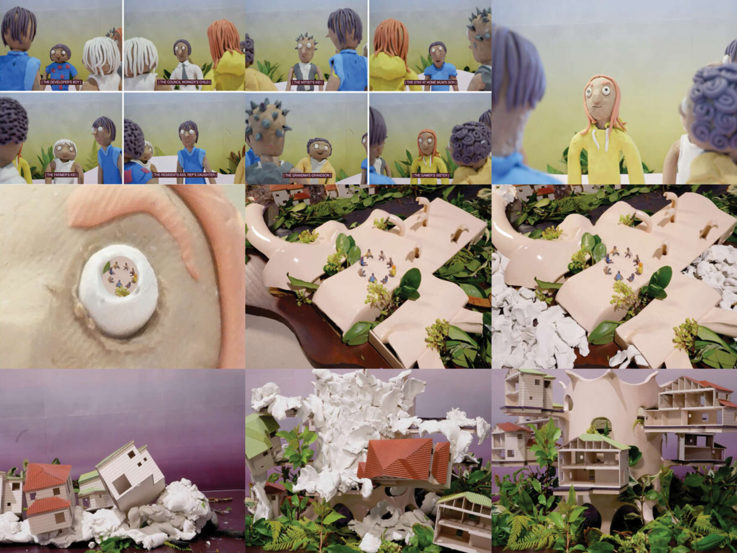 Stills from film