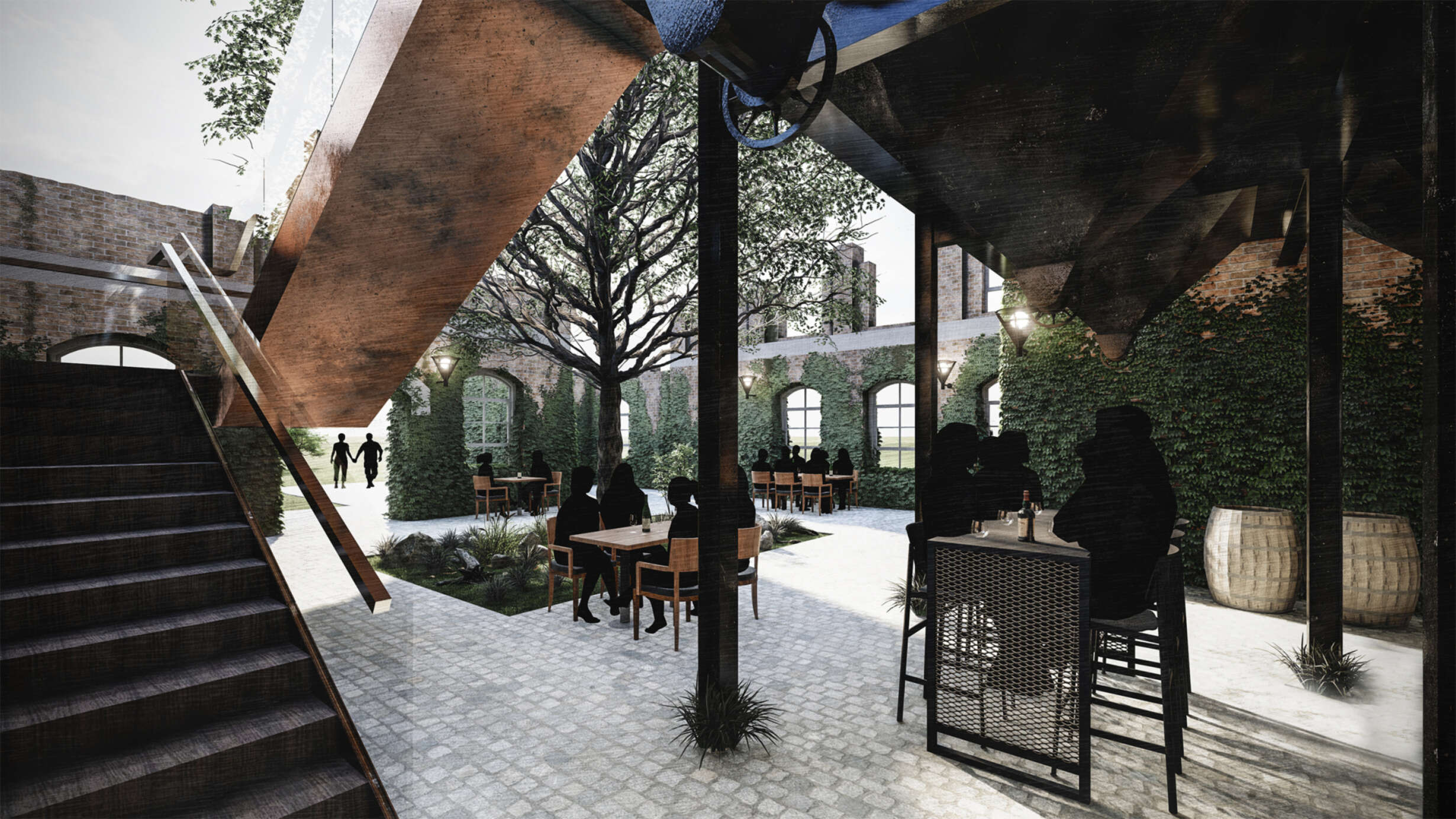Luttrell Brothers Courtyard