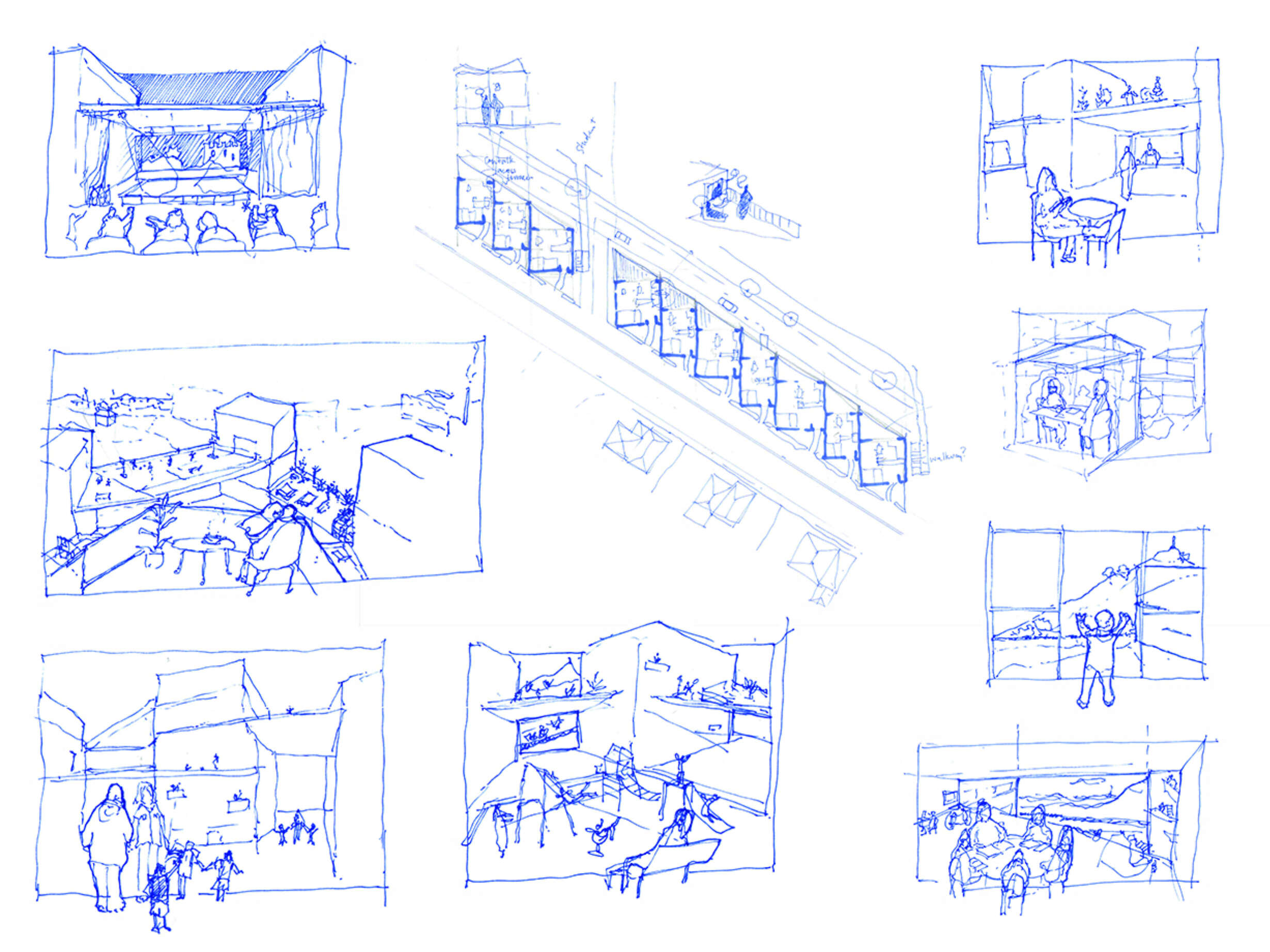 The 'urban village' as a case study of the ecology methodology and 'design by connection'.