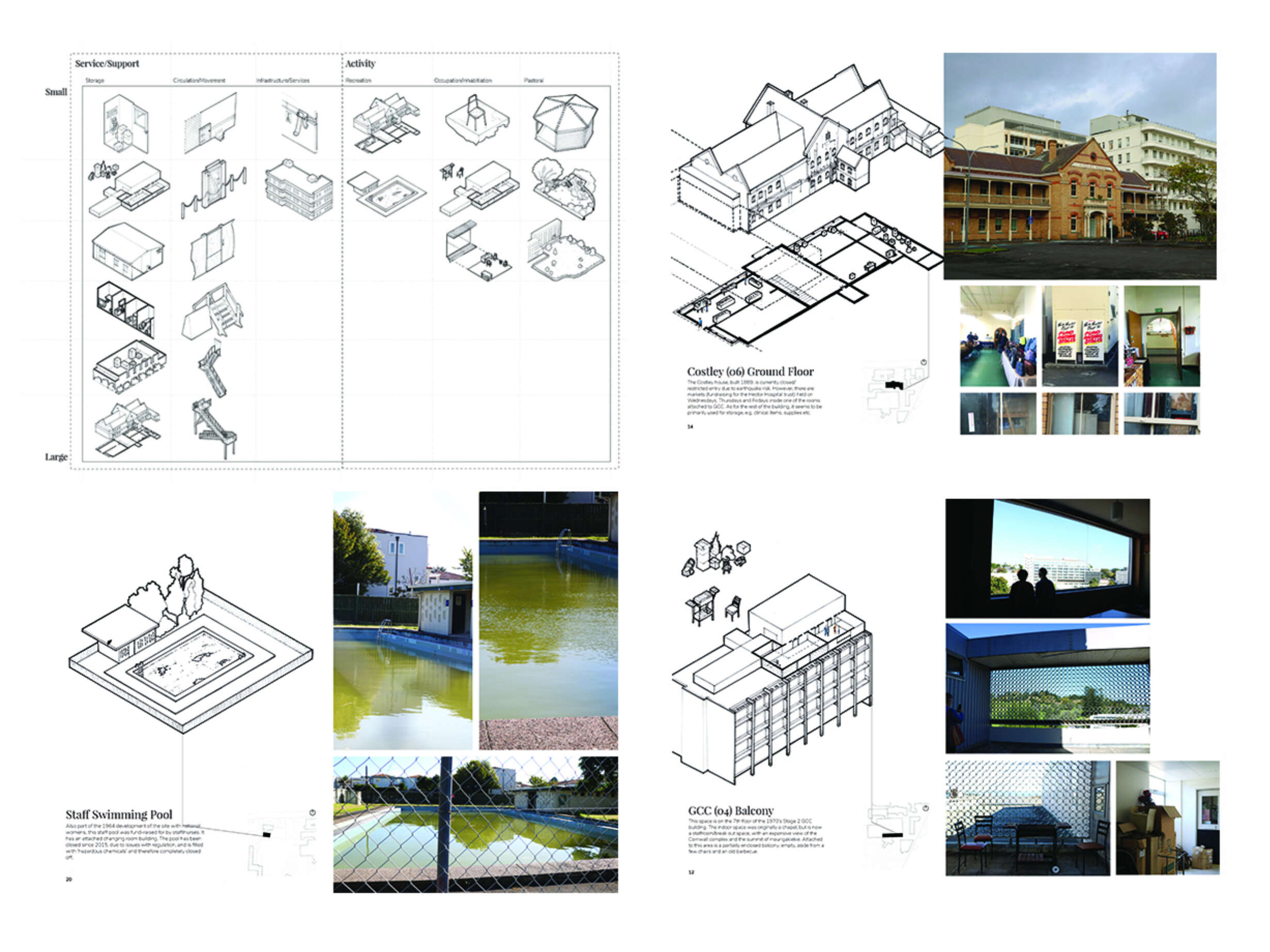 A collection of ad-hoc additions, the site was dotted with symbols of community and place-making practices
