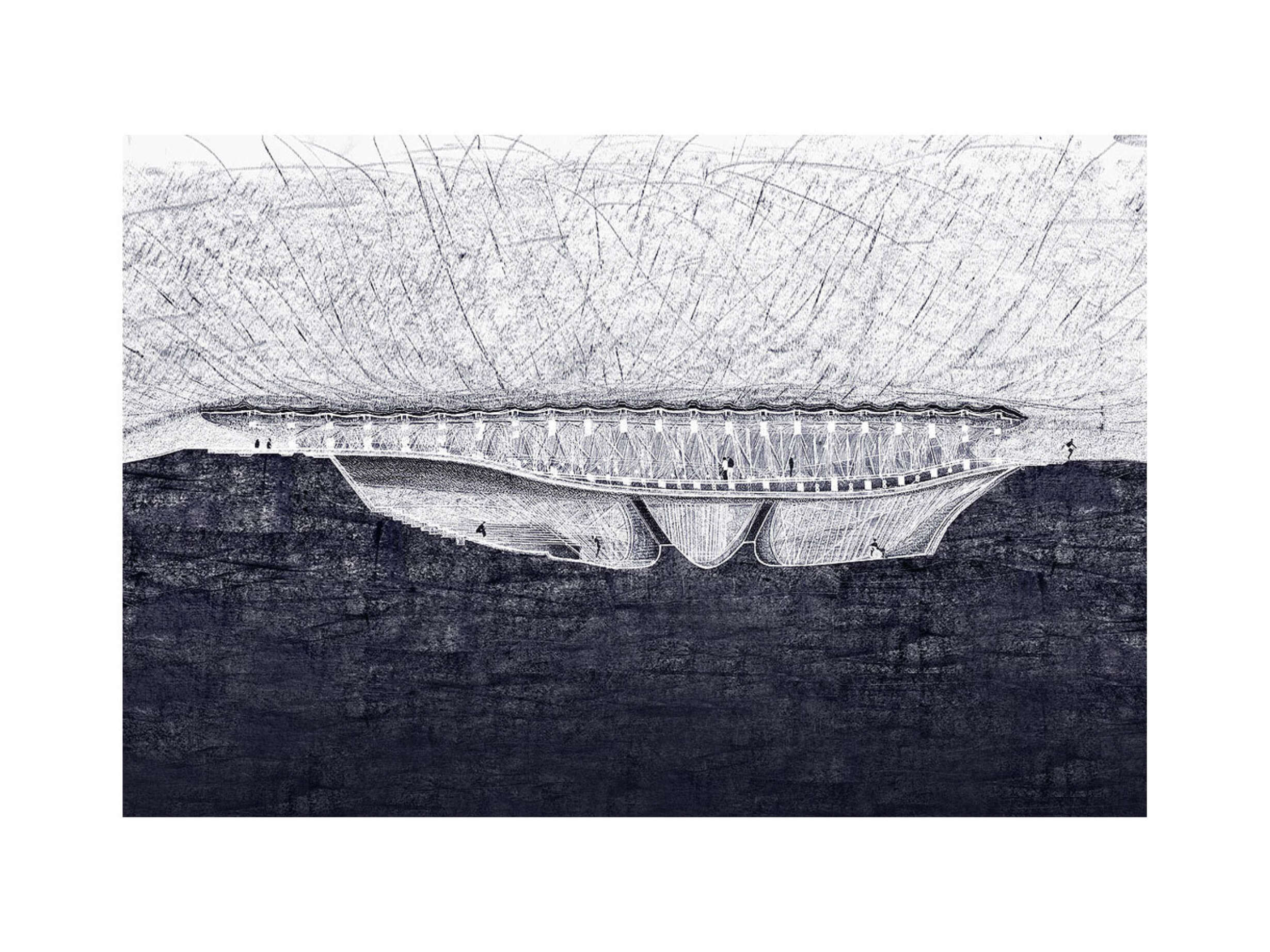 Section through the Creation Space