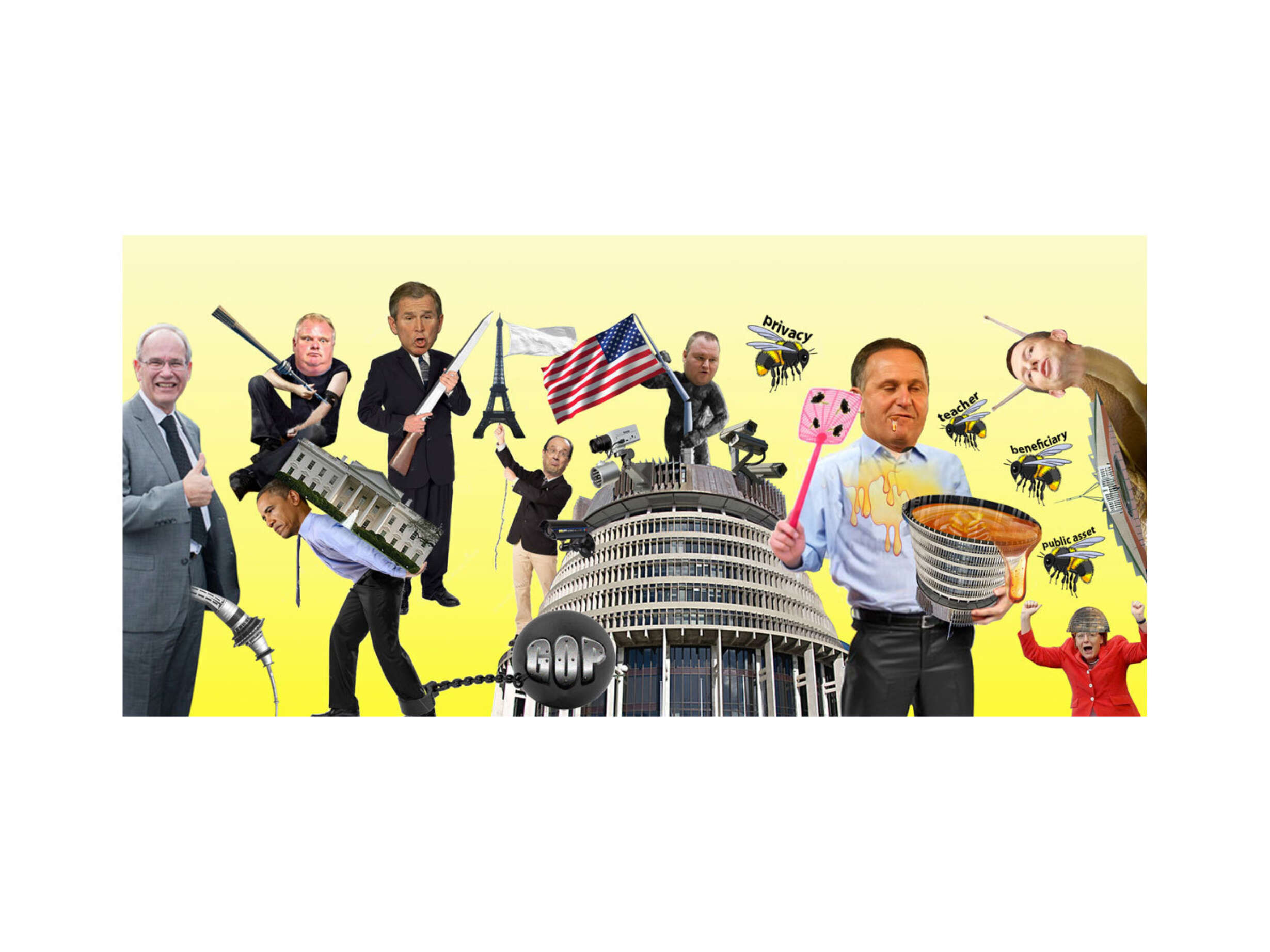 'Politicians and their Buildings' turns the parliament house into a political object and a symbol of the political field it represents