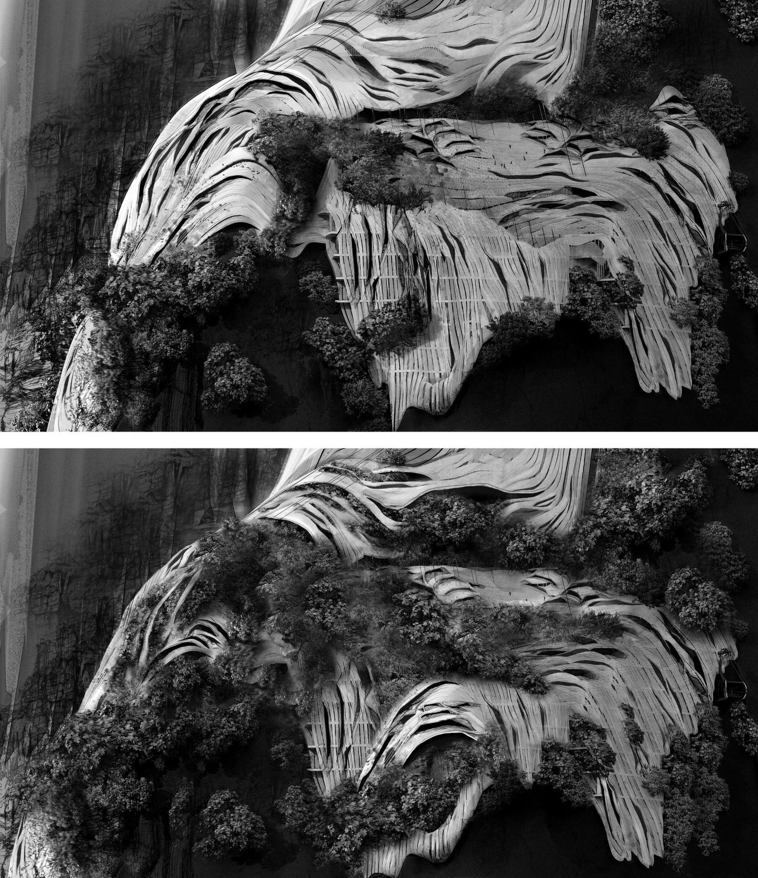 Cosmogenetive exterior before and after 100 01