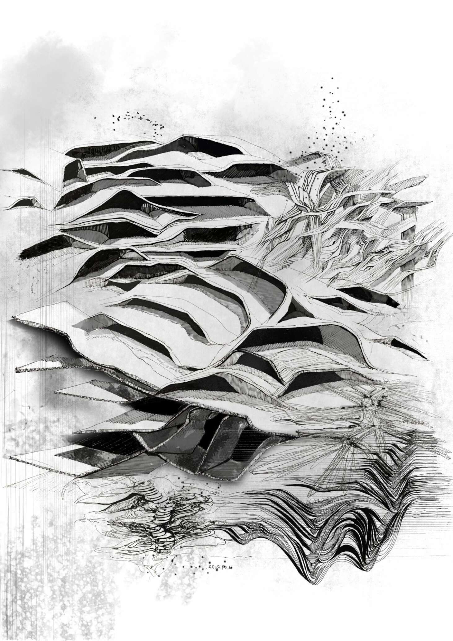 The cosmogenetive collage