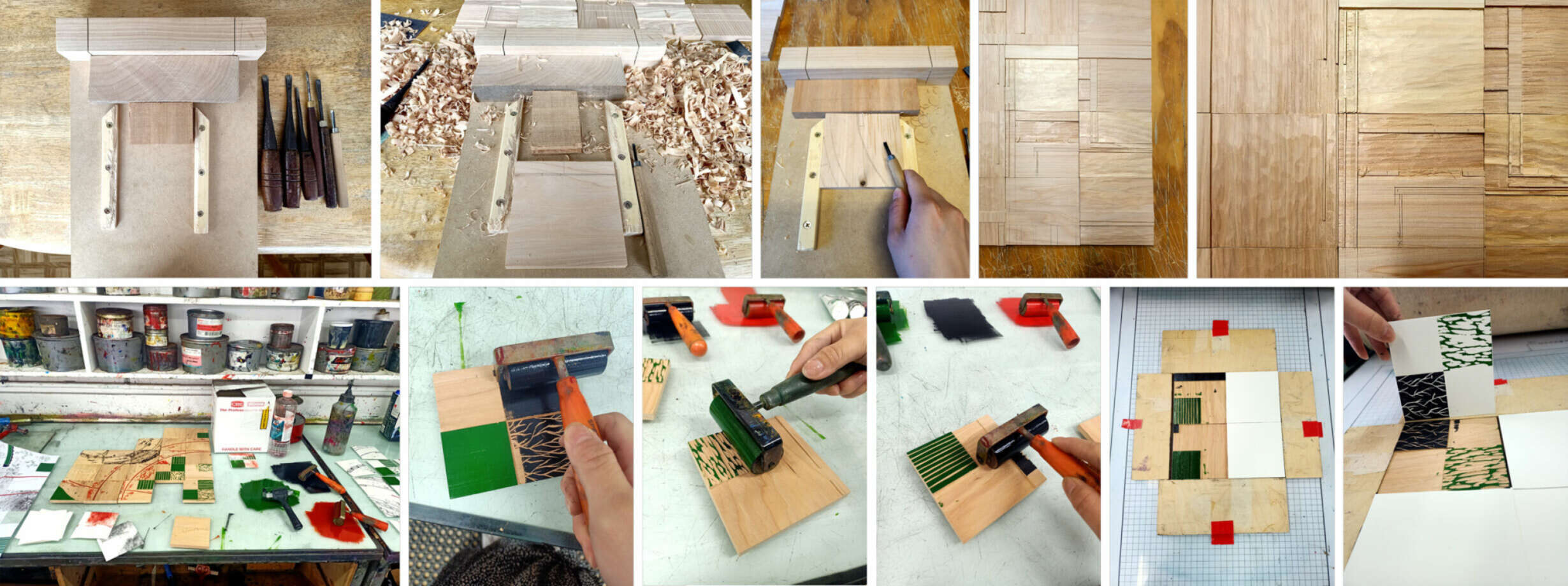 Wood Carving to Printing Process